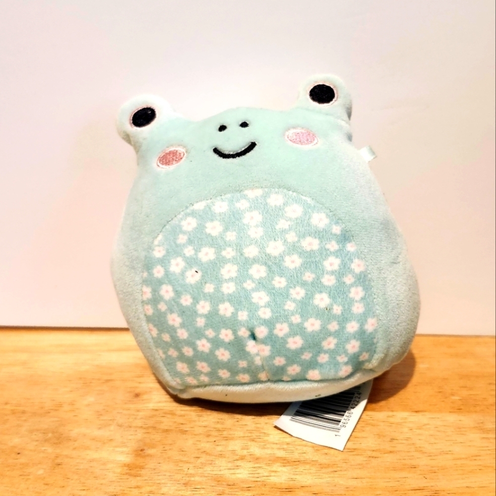 *5 for $20* Fritz The Frog Floral Belly 4" Plush Squishmallow
